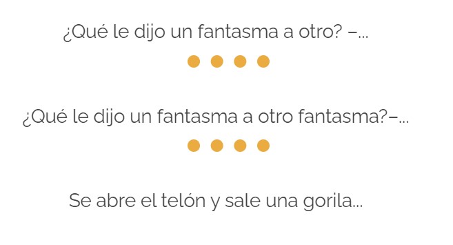 Chistes sobre fantasmas
